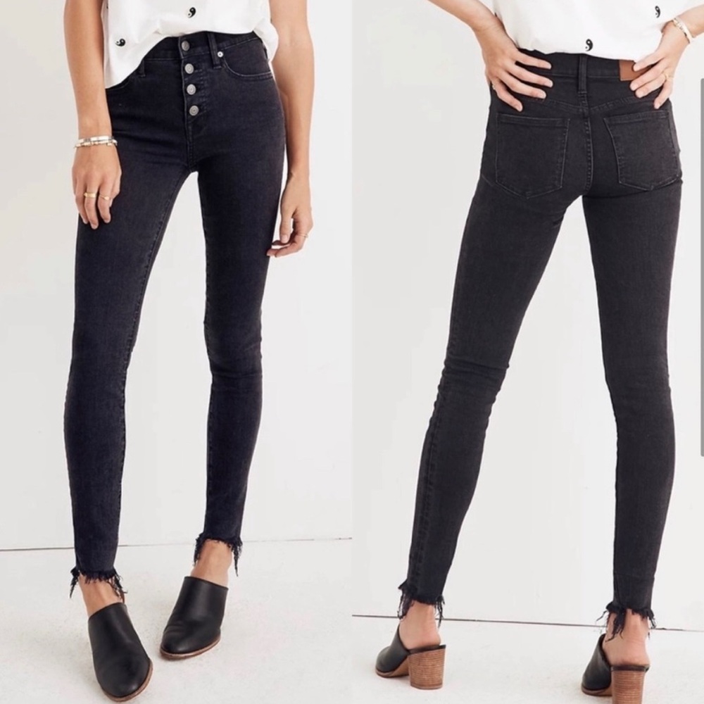 Madewell 9” high rise skinny